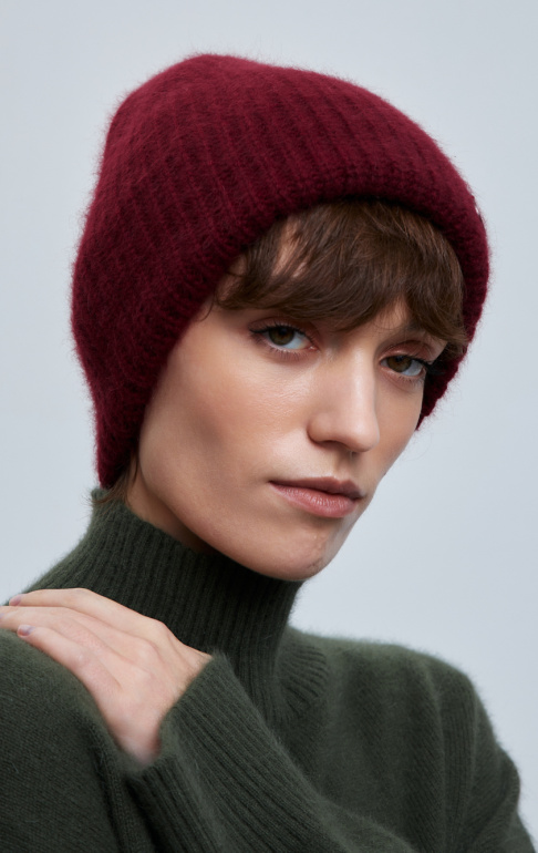 шапка 260161FX - марсала (3)