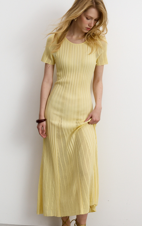 Платье 26S1302K - желтый (14)