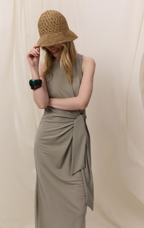 платье 24S1302KF – хаки (2)