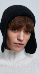 шапка ушанка 240127 - черный (1)