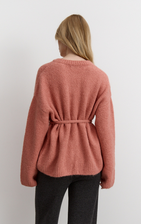 Кардиган 26W4111K - Розовый (44)