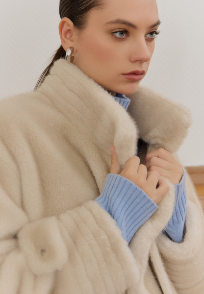 шуба 238312 - бежевый (7)