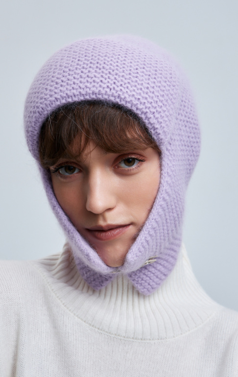 шапка ушанка 230160RG D - лаванда (1)