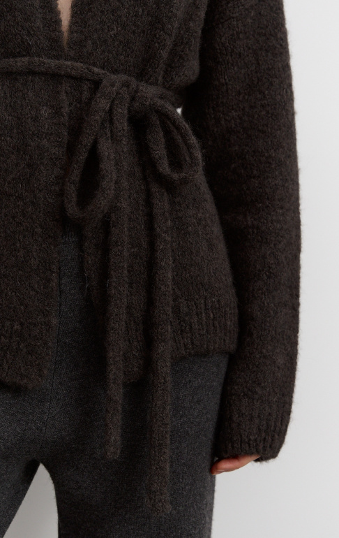 Кардиган 26W4111K коричневый (27)