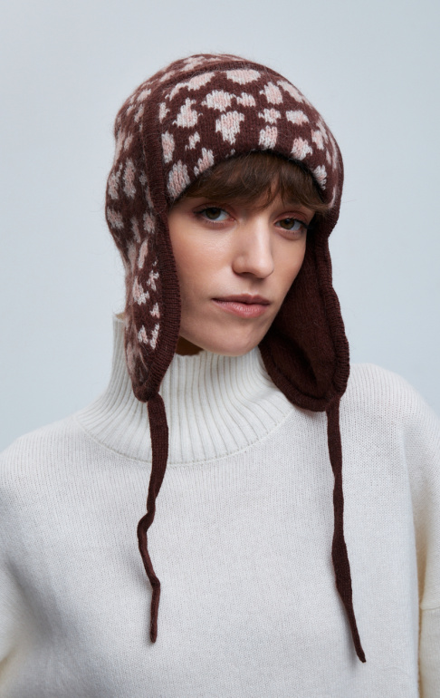 шапка ушанка 240118 - коричневый (1)