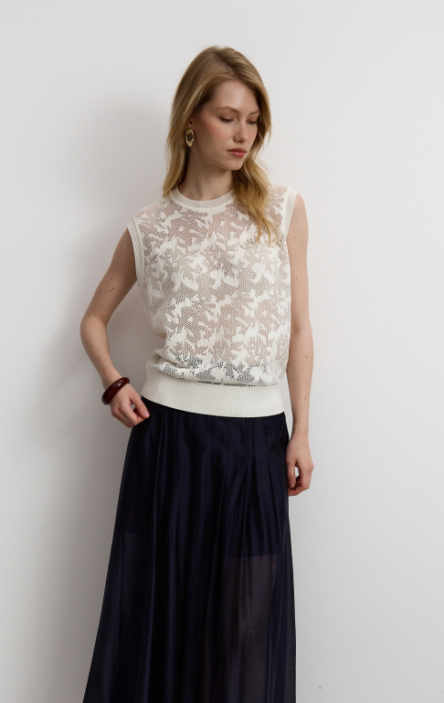 джемпер 25S2311K – молочный (7)