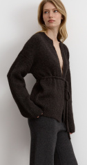 Кардиган 26W4111K коричневый (34)