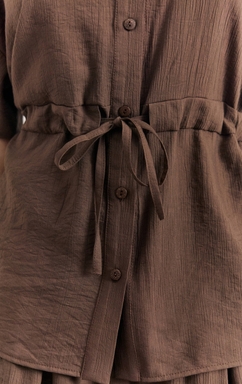 рубашка 26S1021F – коричневый (4)