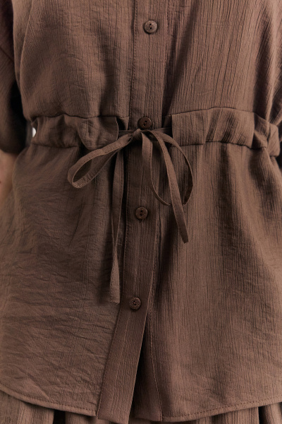 рубашка 26S1021F – коричневый (4)