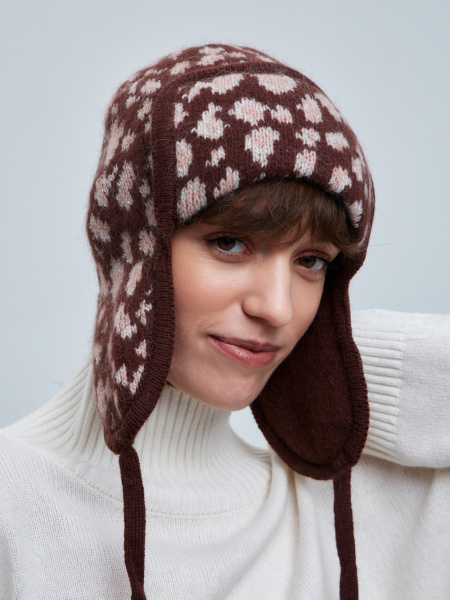 шапка ушанка 240118 - коричневый (3)