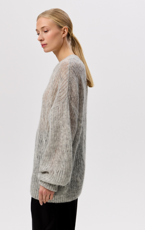 Джемпер 2432W  серый (7)