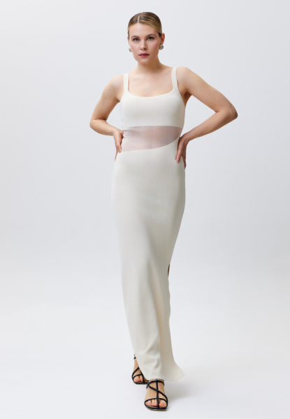 платье 25S1308K молочный 1