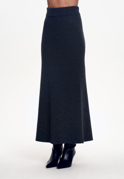 25W0212K джемпер-поло антрацит (2)  25W0502K юбка удлиненная антрацит