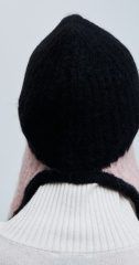 шапка ушанка 240140 - черный (4)