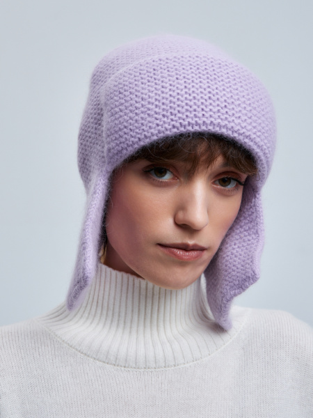 шапка ушанка 230160RG - лаванда (2)
