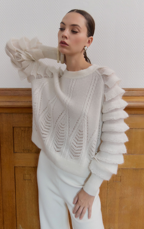 джемпер 26W2121K - молочный (7)