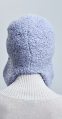 шапка ушанка 240171 - сиреневый (4)