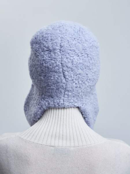 шапка ушанка 240171 - сиреневый (4)