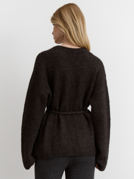 Кардиган 26W4111K коричневый (39)