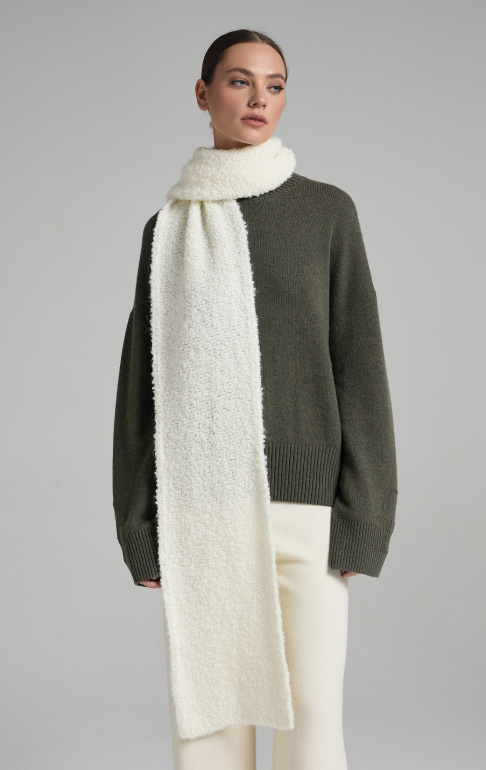 Палантин 250193.1SR - молочный 16