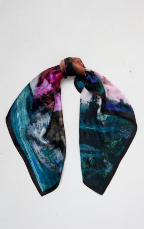 платок 6202SL темно-бирюзовый (2)