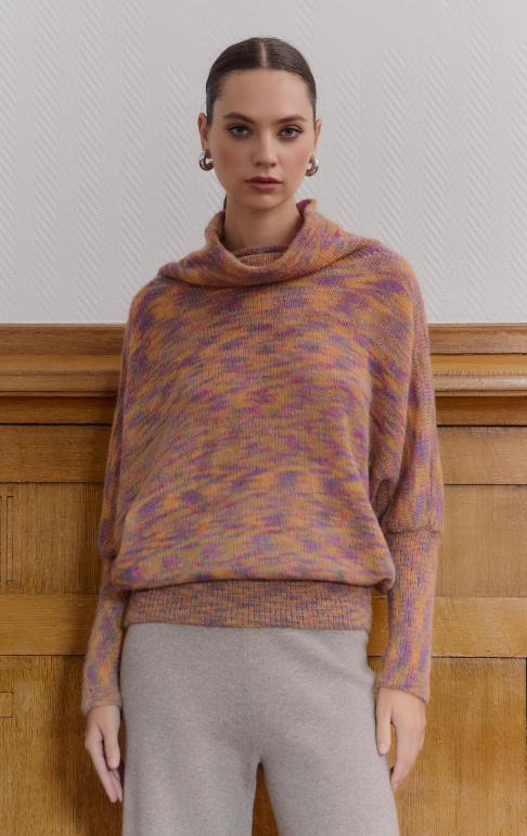 джемпер 26W2107K - желтый мультиколор