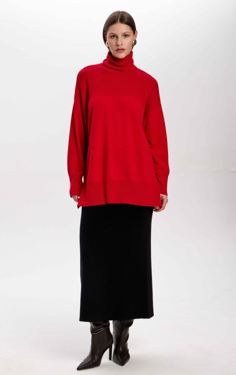 джемпер 000-338 красный (1)