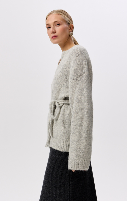 26W4111K кардиган A318AZ светло-серый (15)
