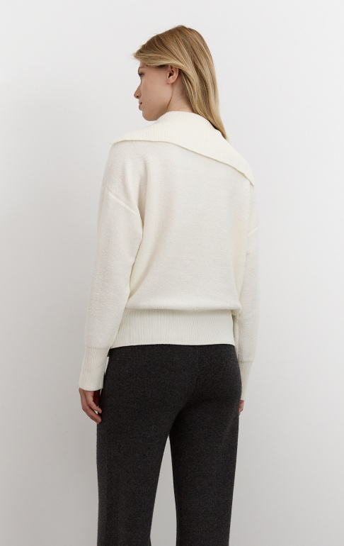 Джемпер 25W2116K белый (34)