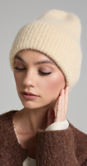 шапка 250176AZ - светло-бежевый 14