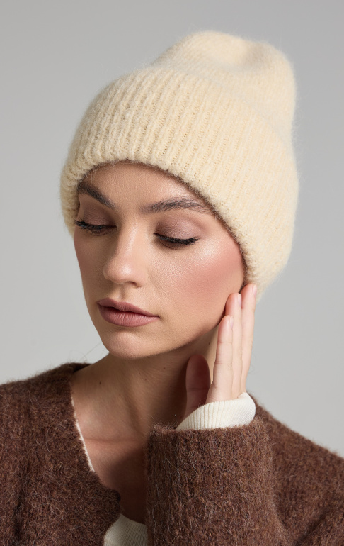 шапка 250176AZ - светло-бежевый 14