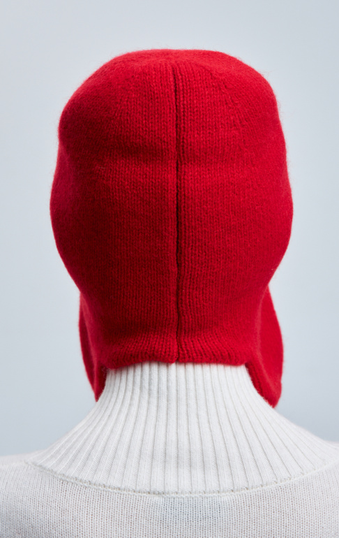 шапка ушанка 240193 - красный (4)