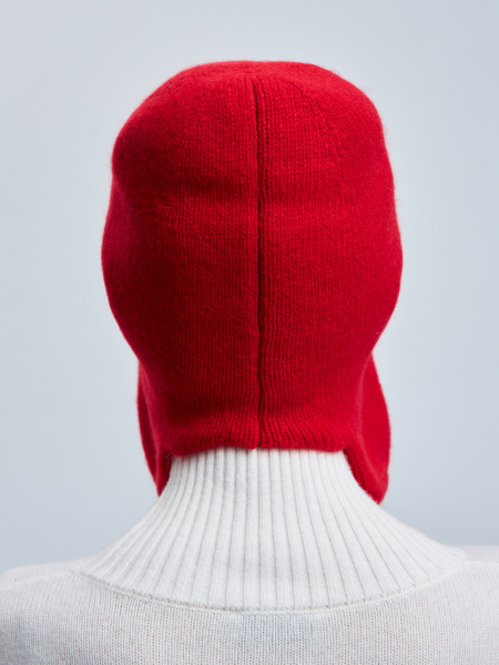 шапка ушанка 240193 - красный (4)