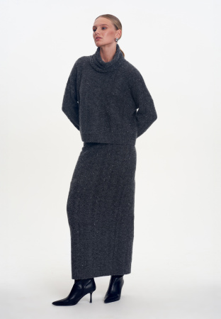 24W501KN джемпер серый (2)  24W500KN юбка серый