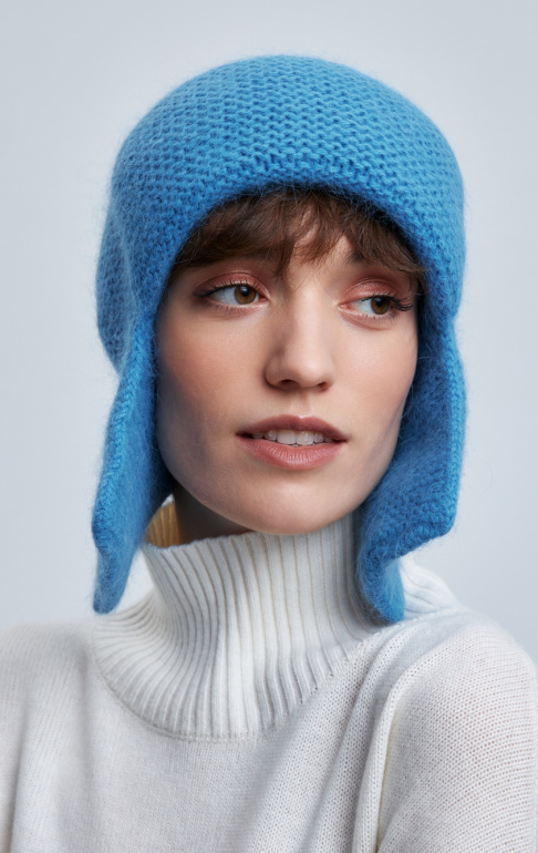 шапка ушанка 230160RG - бирюзовый (3)