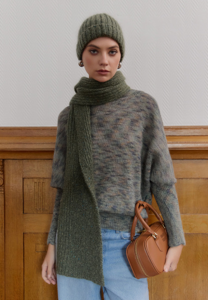 джемпер 26W2107K - хаки мультиколор (6)