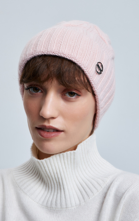 шапка 240116 - розовый (2)