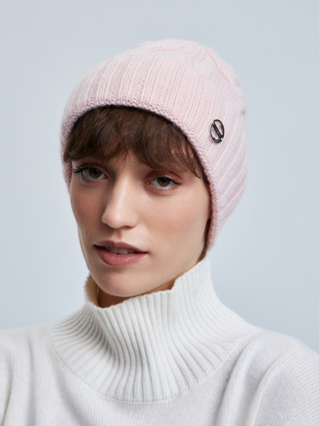 шапка 240116 - розовый (2)