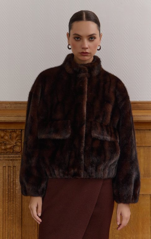 шуба 248408 - коричневый (7)