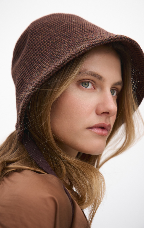 Панама 26S0120HD Темно-коричневый (19)