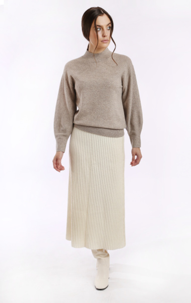 2480W джемпер бежевый люрекс (1)