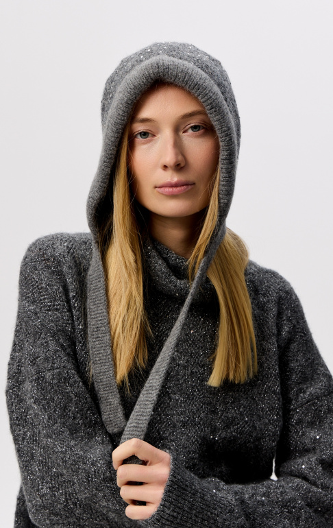 Чепчик 250173FXV антрацит (2)