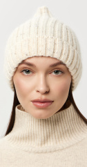 Шапка 260179TM Молочный (2)