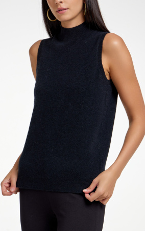 Джемпер без рукавов 2435WS черный (2)