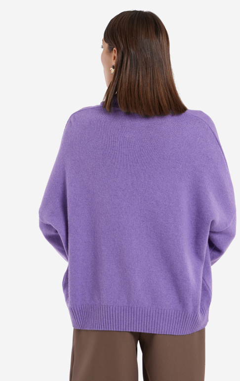 Свитер L77 фиолетовый (3)