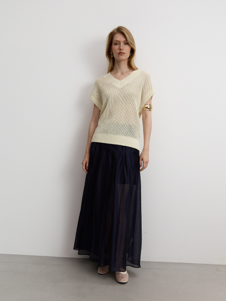 жилет 25S2313K – бежевый-серебро (4)