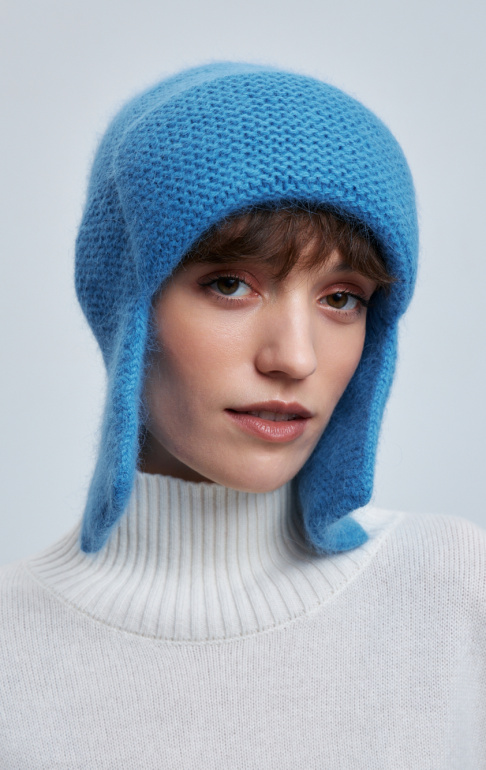 шапка ушанка 230160RG - бирюзовый (1)