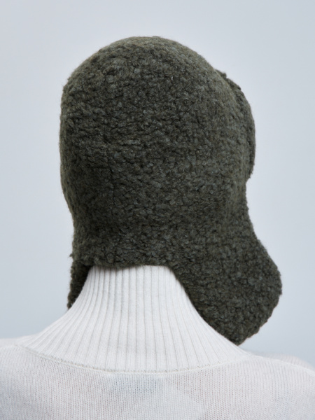 шапка ушанка 240171 - хаки (4)