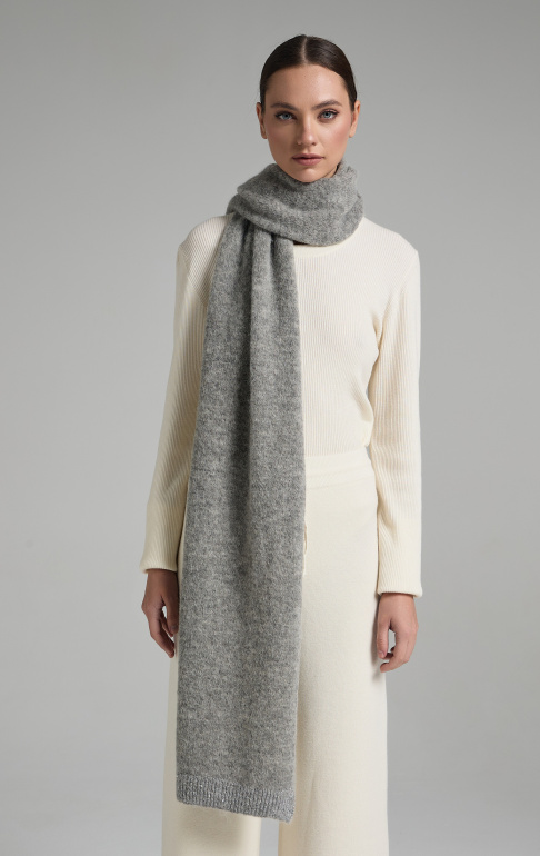 Палантин 250193.1SR - серый 11