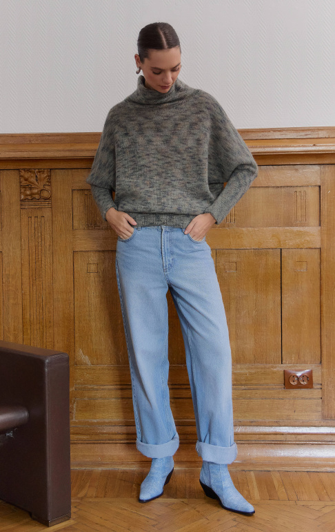 джемпер 26W2107K - хаки мультиколор